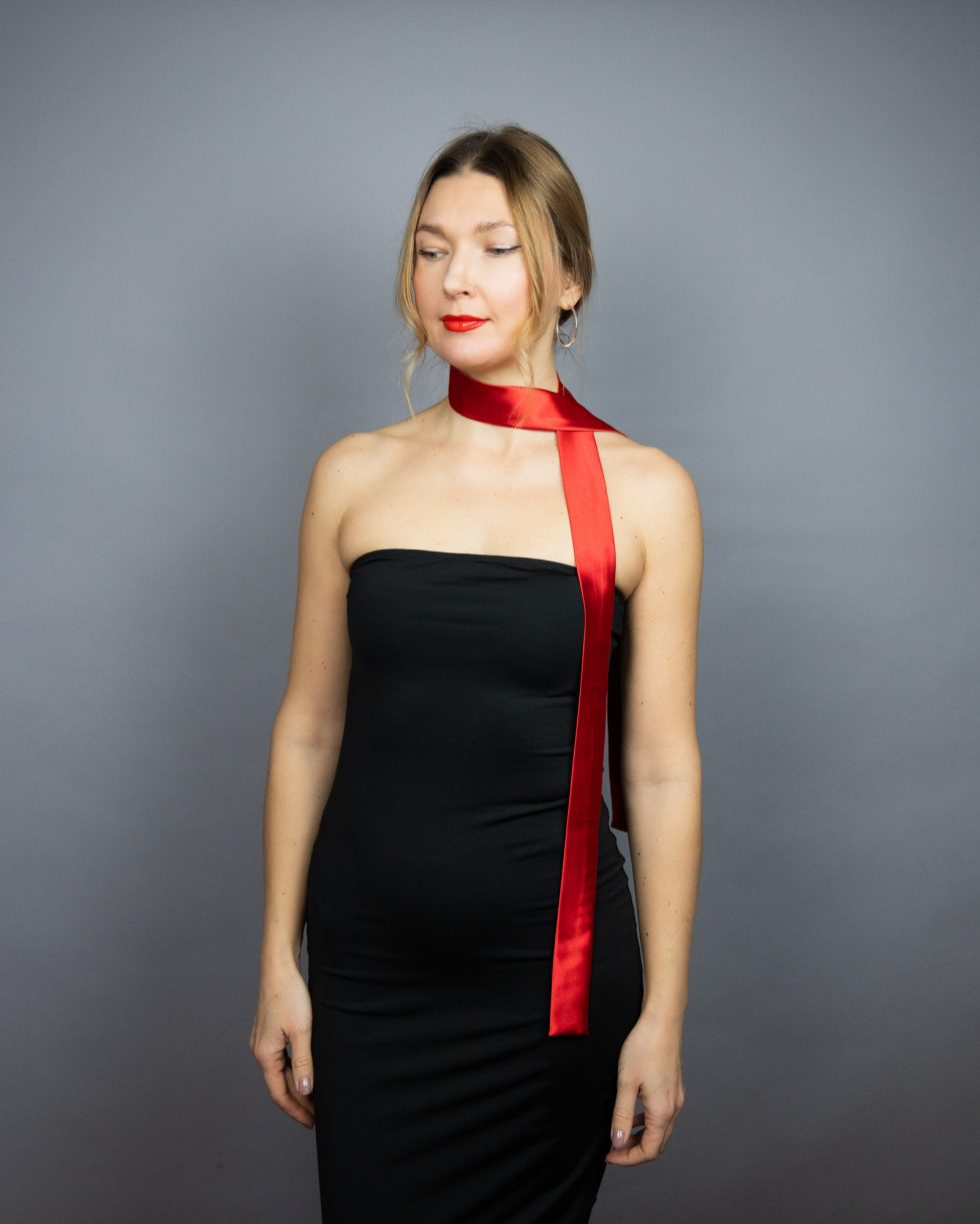 Red scarf red satin choker scarf red scarf neck tie women accessories satin long scarf red woman tie satin tie woman thin scarf neck satin