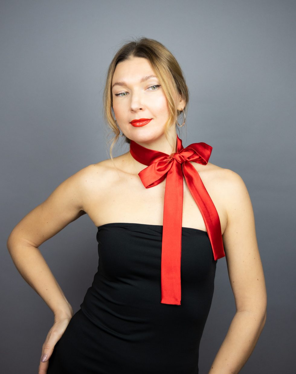 Red scarf red satin choker scarf red scarf neck tie women accessories satin long scarf red woman tie satin tie woman thin scarf neck satin