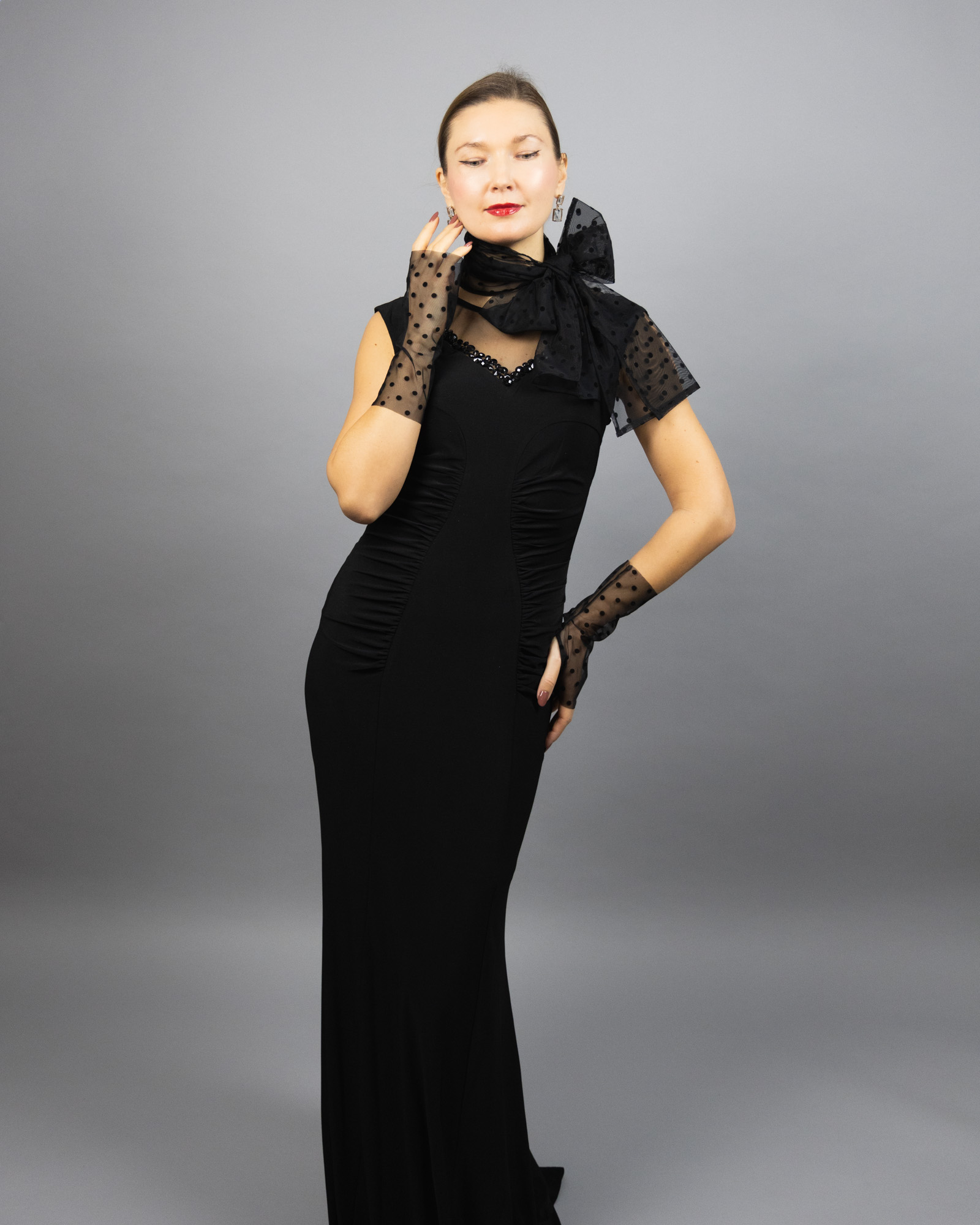 Tulle socks black polka dots socks sheer socks black transparent socks sheer shoes socks matching sheer gloves polka dots gloves woman socks.