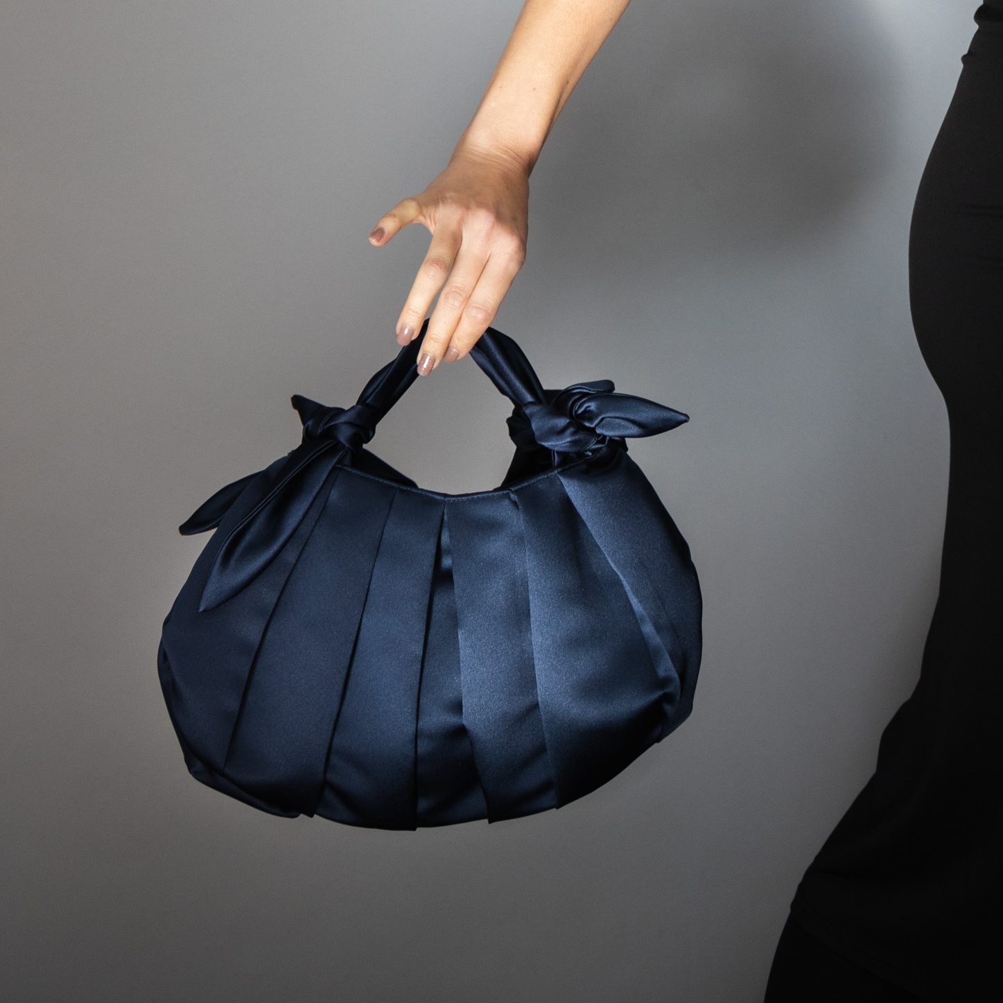 Brown bronze japanese knot faux leather purse bag – BridalSpain