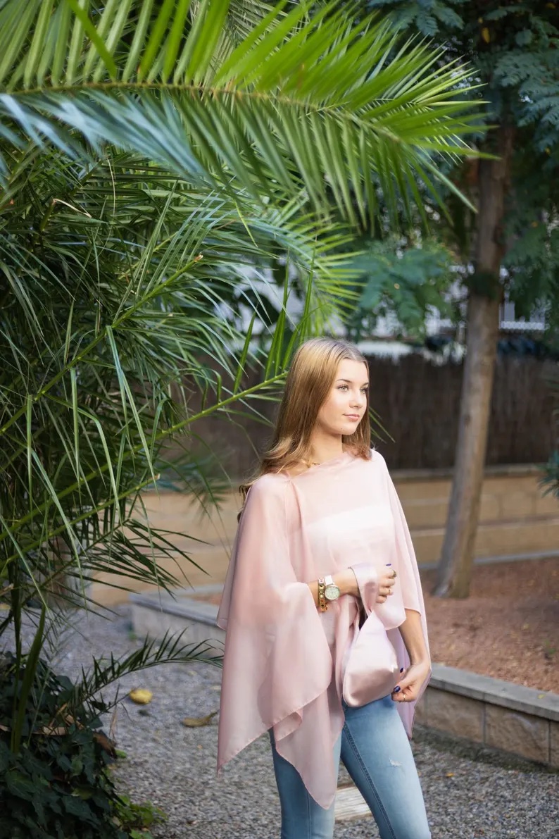 pink satin purse Japanese knot bag