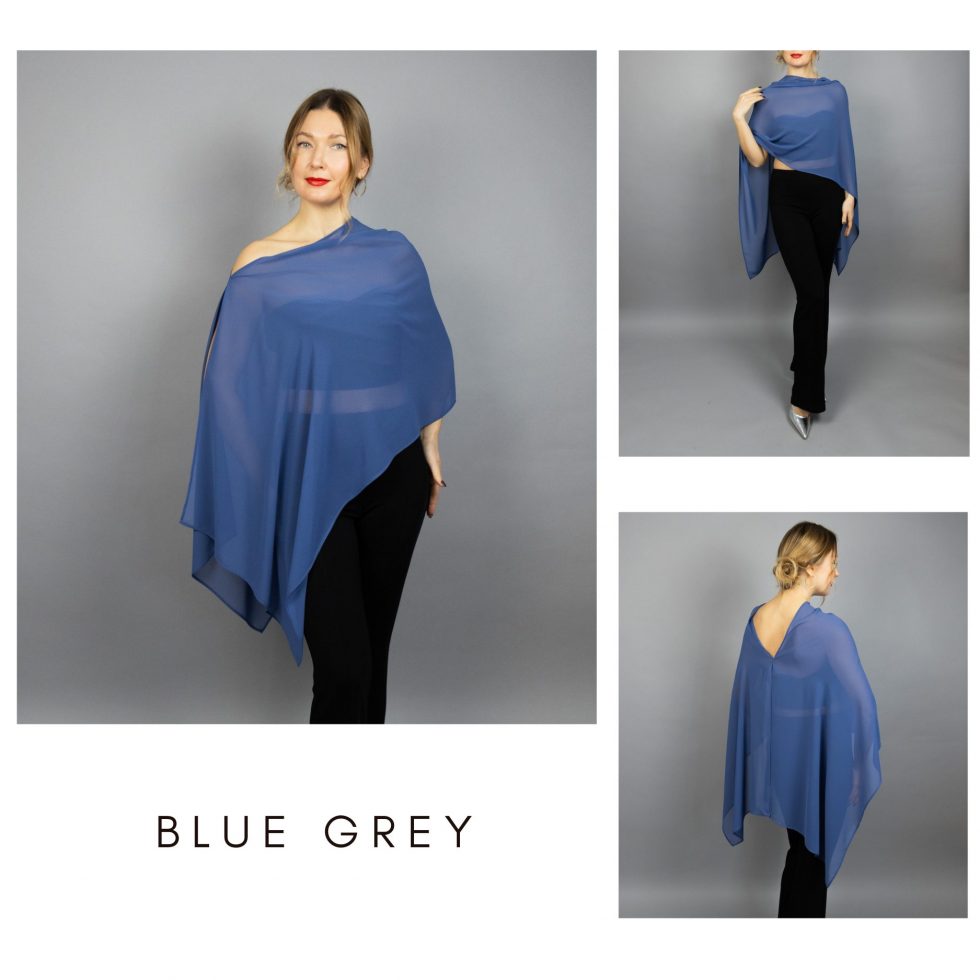 Blue Grey greek cape