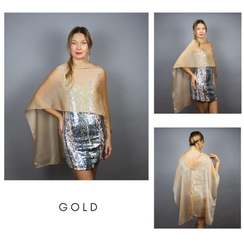 Gold greek cape