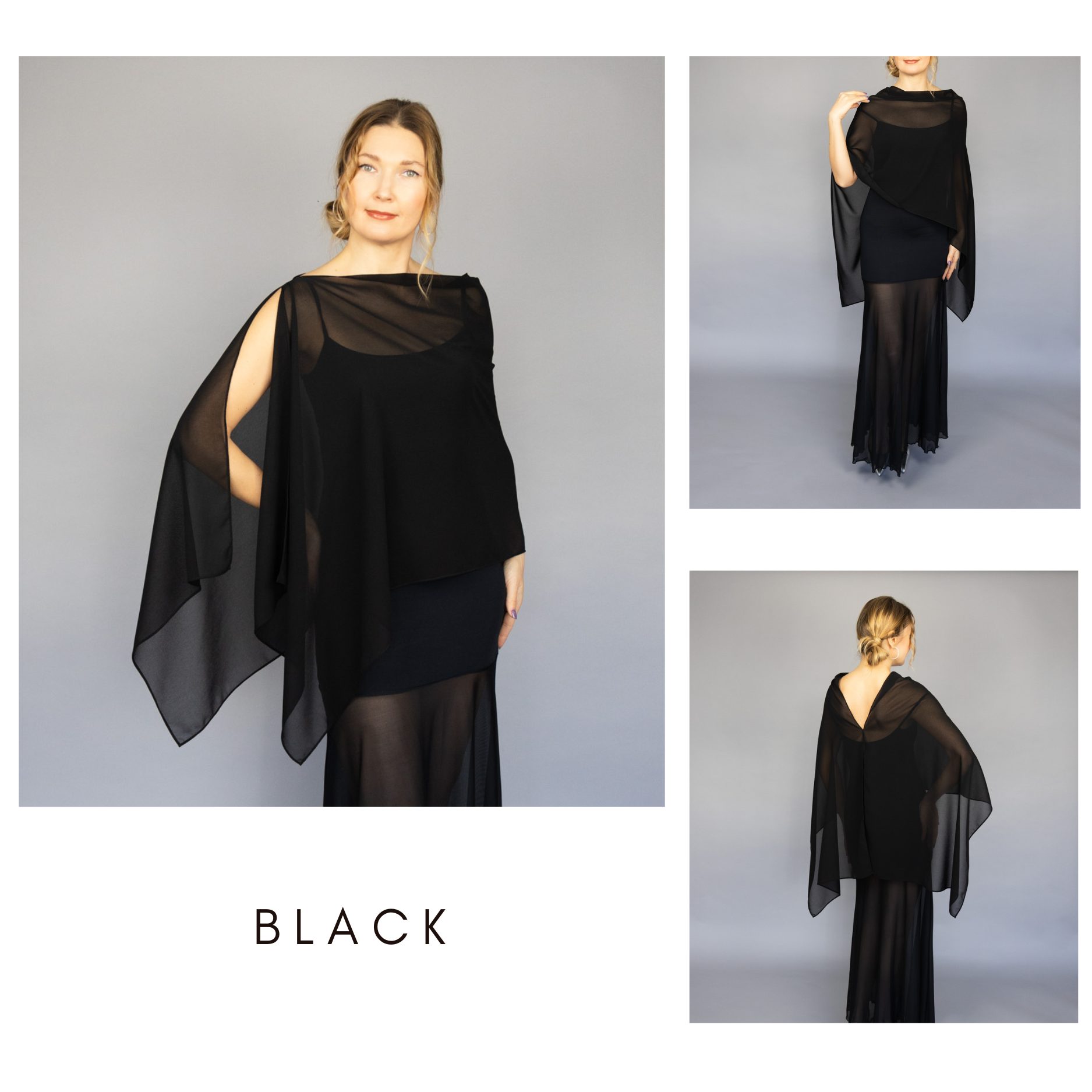 Black greek cape