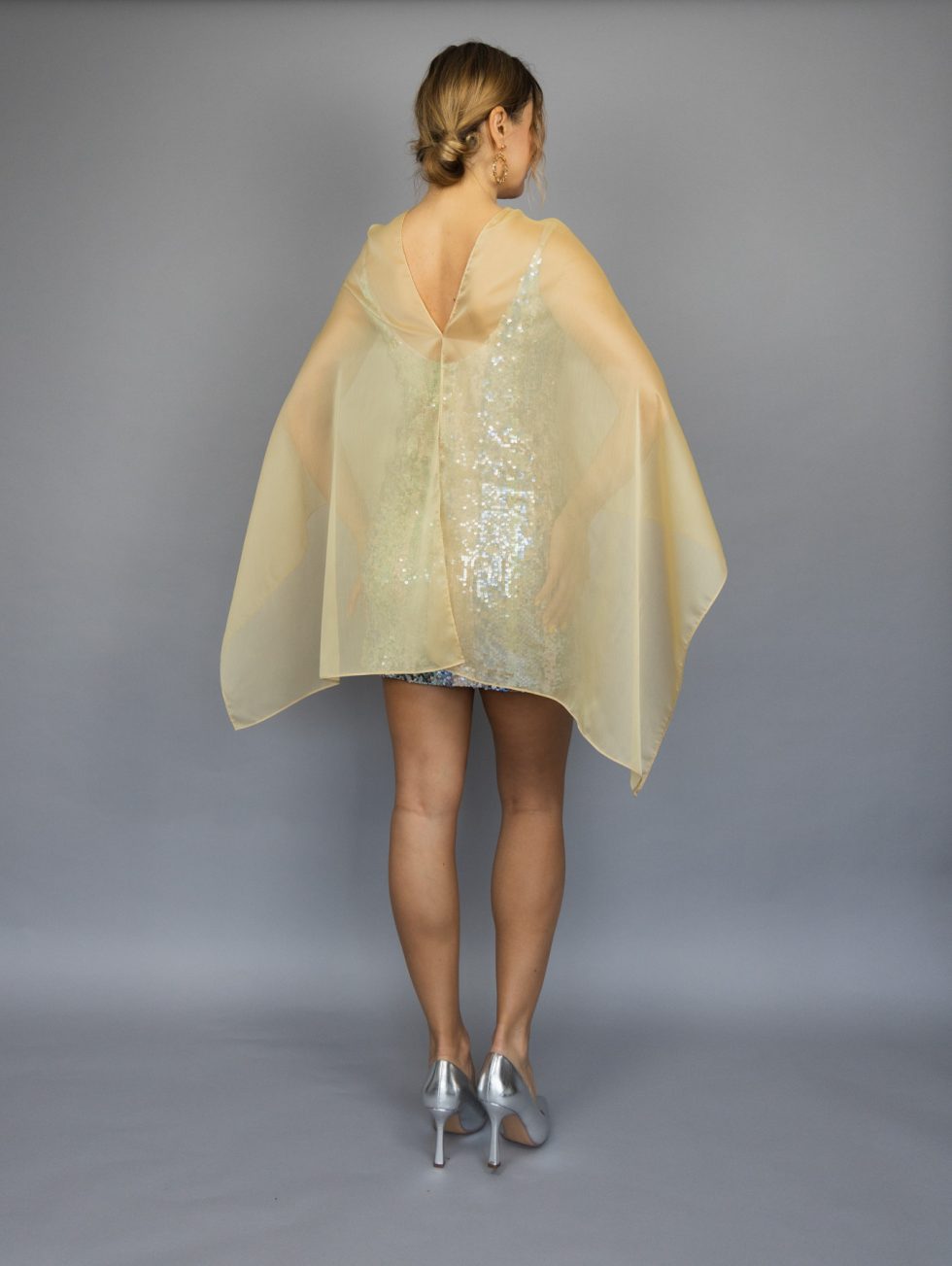 light gold greek cape