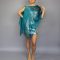 Chiffon peacock wrap bolero capelet wedding or evening shrug, navy, white, blue shrug jacket, woman poncho, woman cape, choir cape