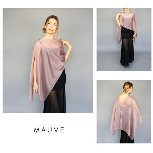 Mauve greek cape