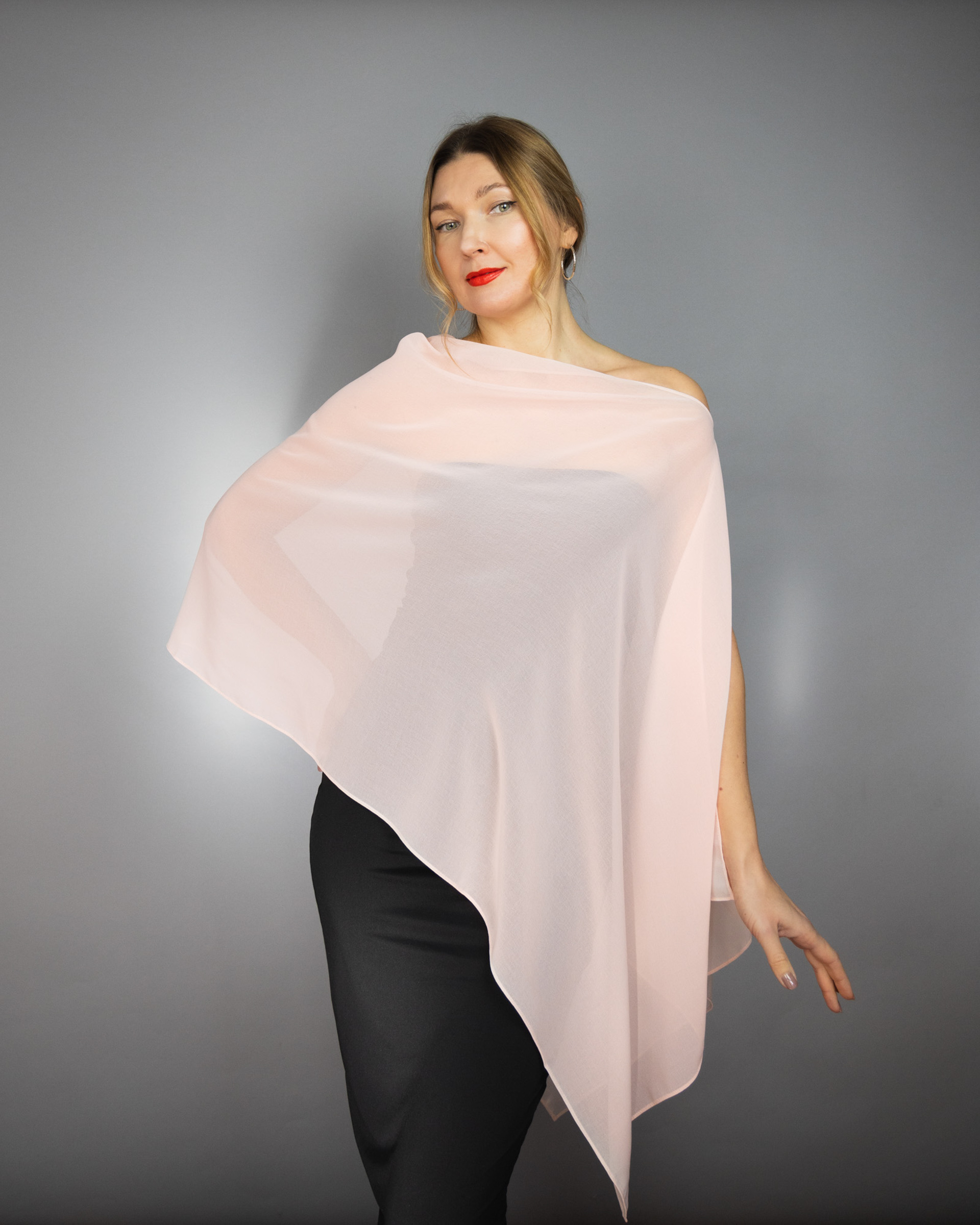 greek capelet misty rose