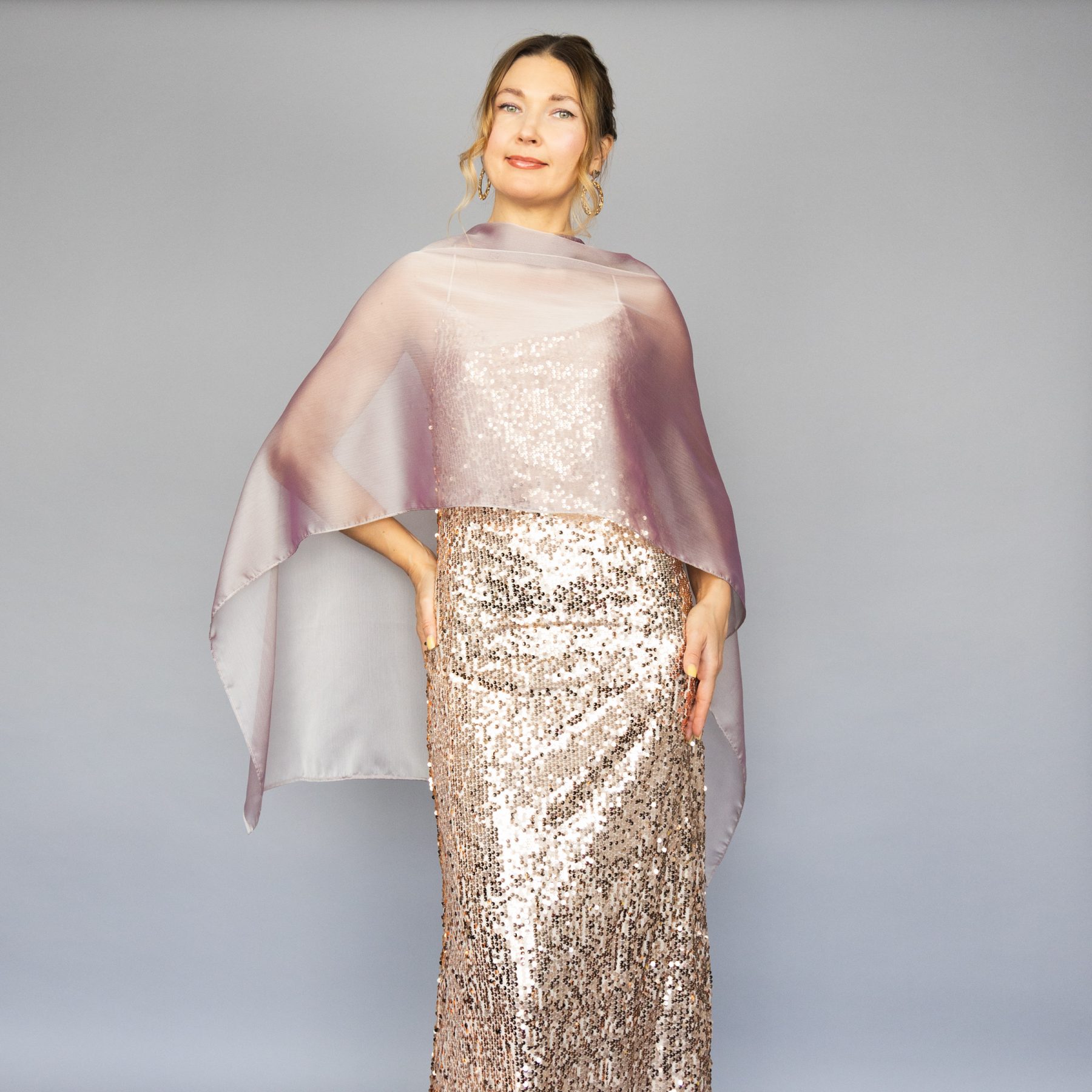 Chiffon pearl wrap bolero capelet wedding or evening shrug, navy, white, blue shrug jacket, woman poncho, woman cape, choir cape