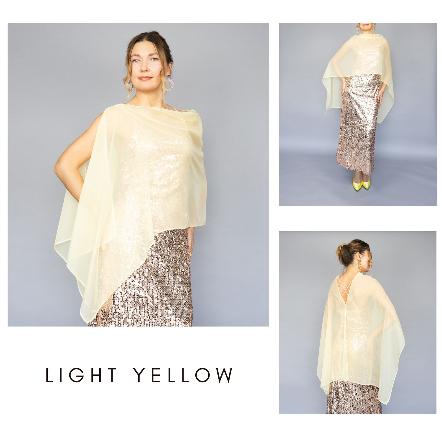 Light Yellow greek cape