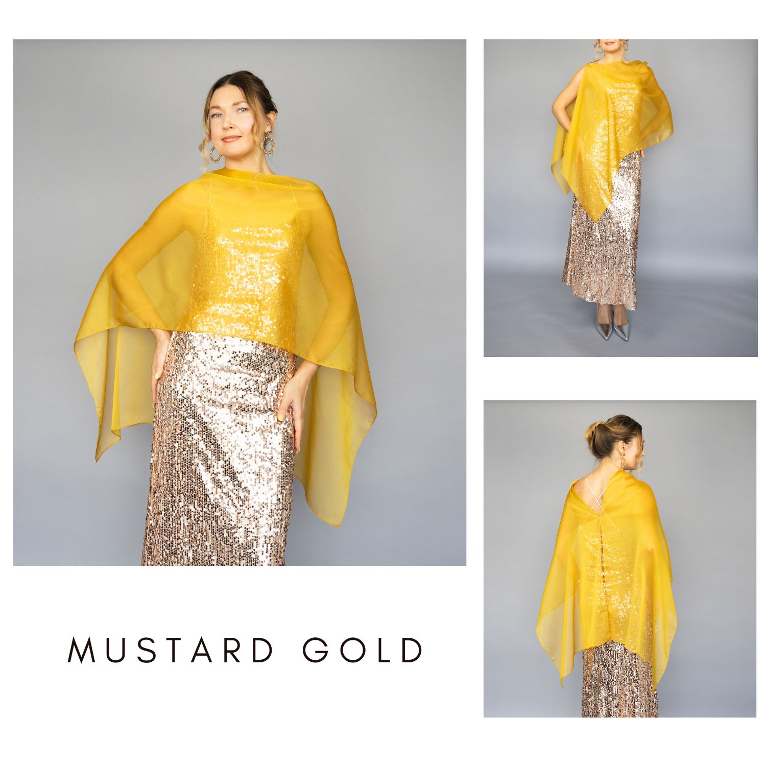 Mustard Gold greek capelet