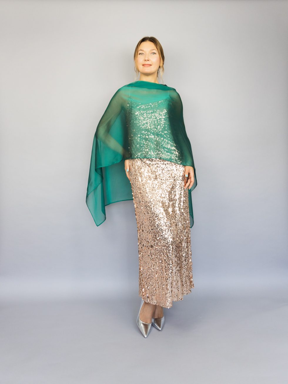 Chiffon bright green greek bolero wrap bolero capelet wedding or evening shrug, navy, white, blue shrug jacket, woman poncho, woman cape, choir cape