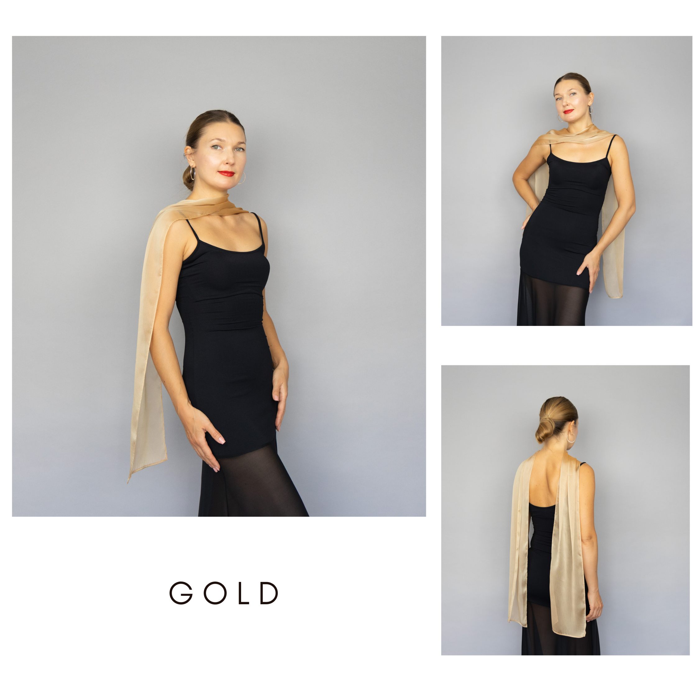 Gold scarf long chiffon scarf neck scarf sheer scarf mauve elegant accessories neck tie mauve scarf bridal elegance scarf