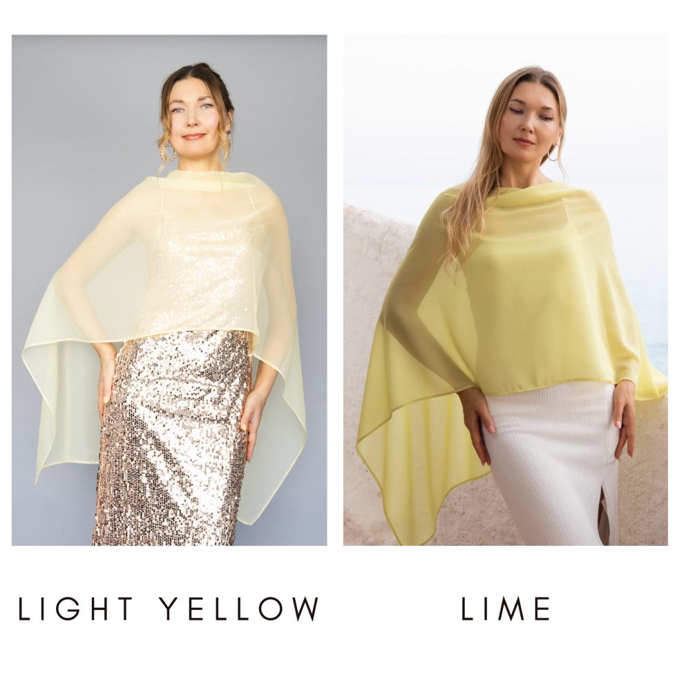 Light Yellow greek cape