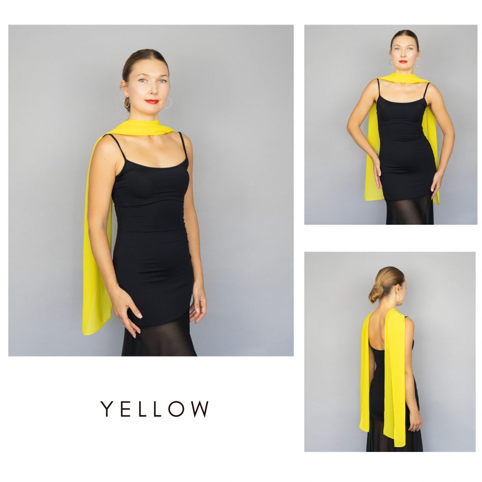 Yellow scarf long chiffon scarf neck scarf sheer scarf mauve elegant accessories neck tie mauve scarf bridal elegance scarf