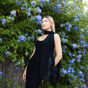 Black scarf long chiffon scarf neck scarf sheer scarf mauve elegant accessories neck tie mauve scarf bridal elegance scarf