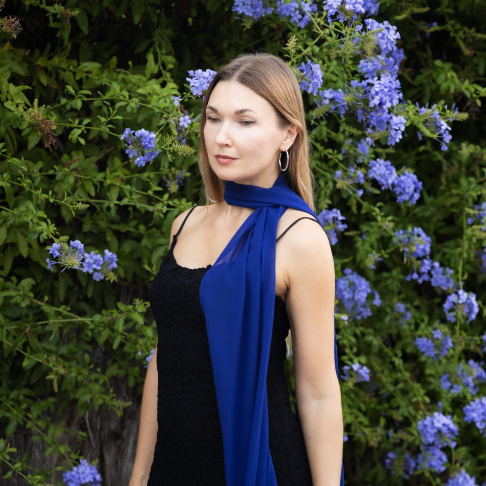 Blue scarf long chiffon scarf neck scarf sheer scarf mauve elegant accessories neck tie mauve scarf bridal elegance scarf