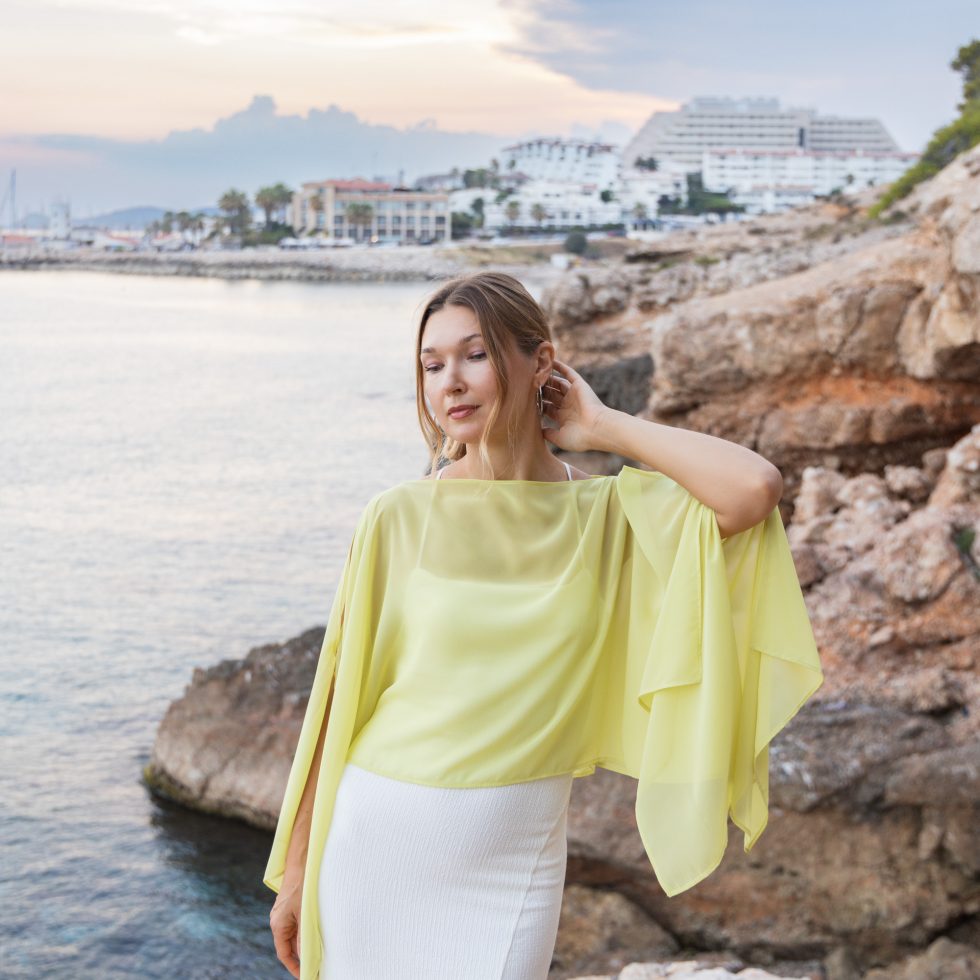 Lime yellow capelet long chiffon scarf neck scarf sheer scarf mauve elegant accessories neck tie mauve scarf bridal elegance scarf