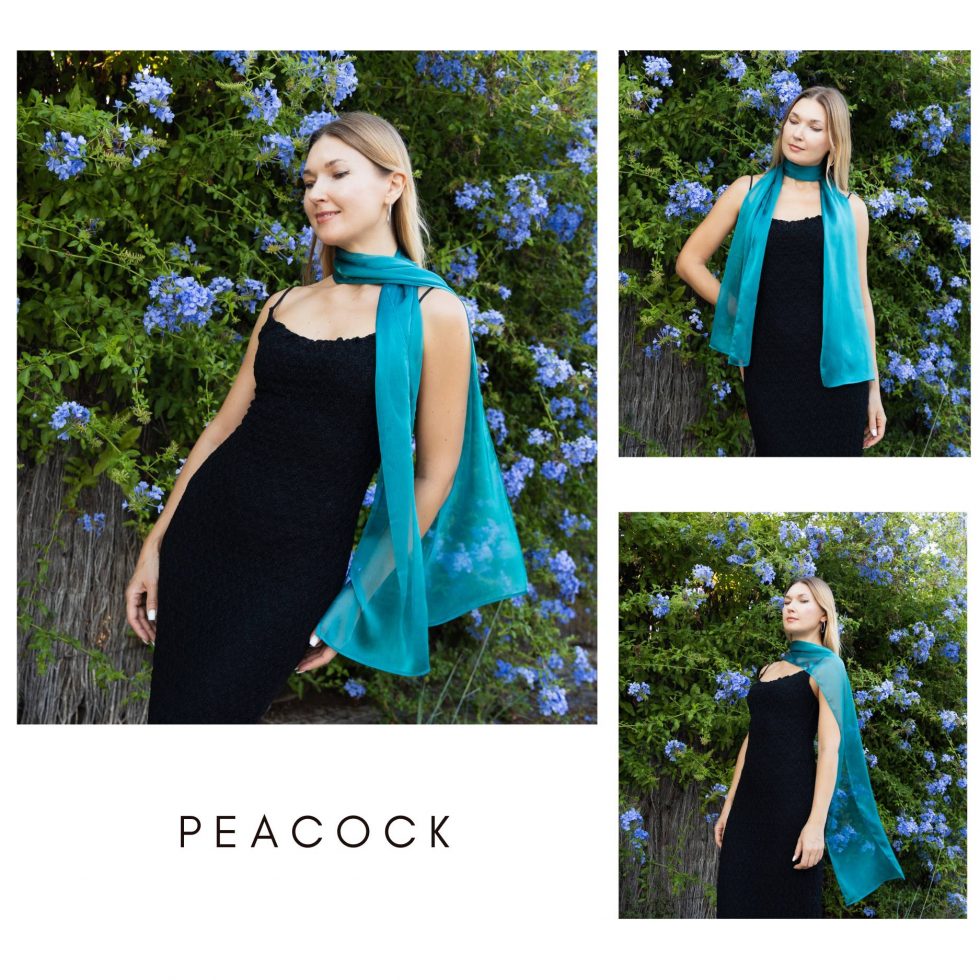 Peacock scarf long chiffon scarf neck scarf sheer scarf mauve elegant accessories neck tie mauve scarf bridal elegance scarf