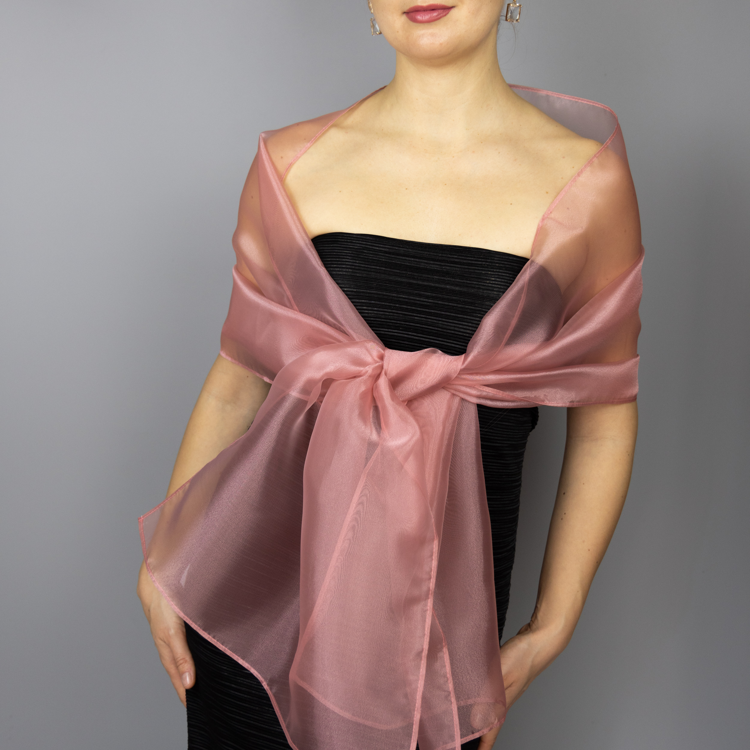 Mauve organza wrap silver grey sheer shawl scarf silver grey sheer shrug bridesmaids scarf woman sheer scarf evening shawl prom