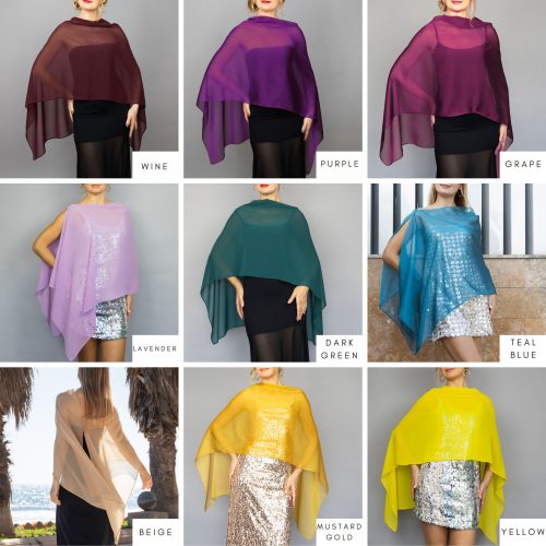 Chiffon greek cape palette