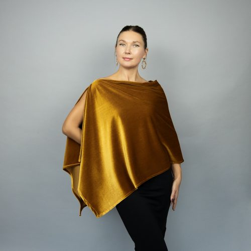Gold velvet wrap gold velvet cape velvet shrug velour velvet bridesmaids wrap gold velvet cover shoulder cover woman gold winter wrap
