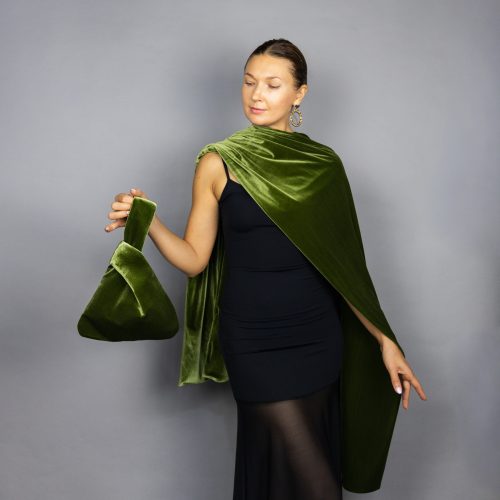 Olive velvet bag olive purse olive clutch Japanese knot pistachio bag velvet wrist bag elegant evening bag olive green velvet clutch