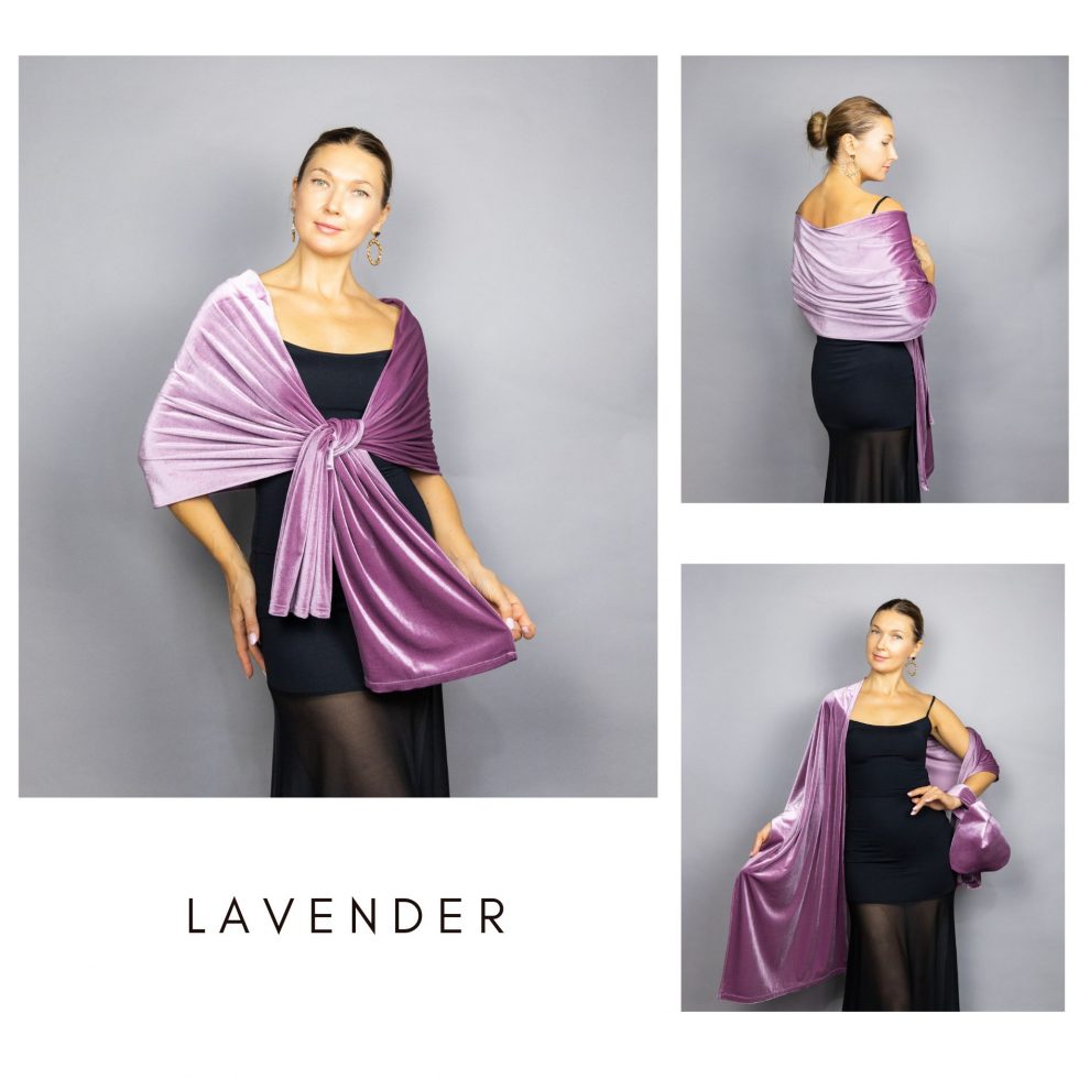 Lavender wrap lavender velvet shrug velvet shawl warm velvet scarf bridesmaids velvet lavender winter shawl evening ball wrap festive shawl