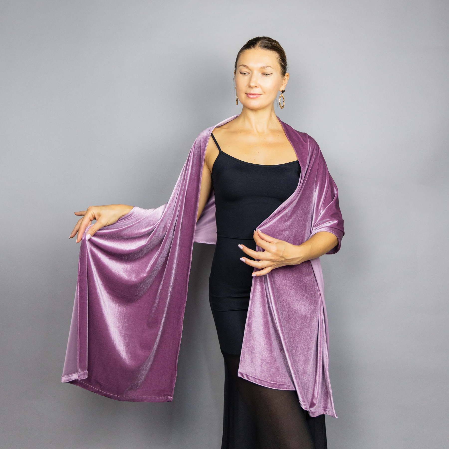 Lavender wrap lavender velvet shrug velvet shawl warm velvet scarf bridesmaids velvet lavender winter shawl evening ball wrap festive shawl