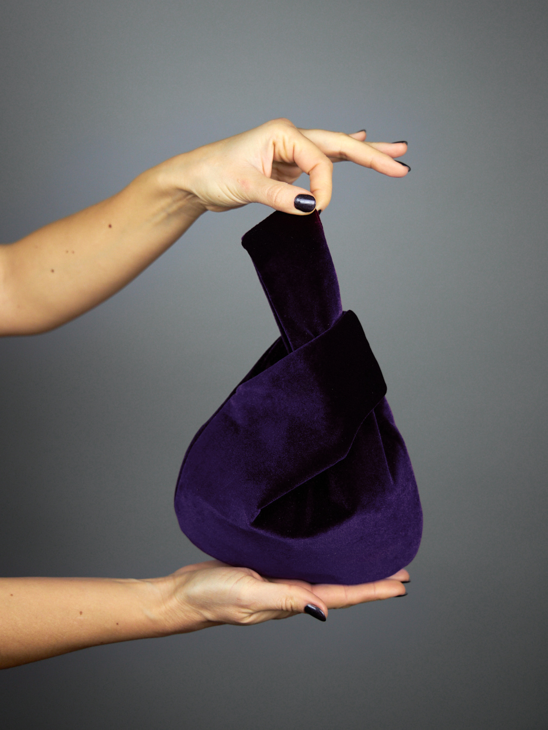 Japanese knot bag purse clutch violet velvet wedding, party, special occasion, simple and elegant bag, evening dress, green prom purse