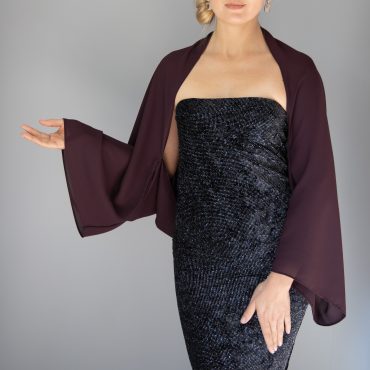 wine sleeves shrug