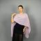 Chiffon light pink wrap bolero capelet wedding or evening shrug, navy, white, blue shrug jacket, woman poncho, woman cape, choir cape