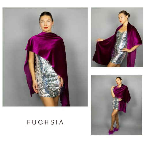 fuchsia velvet wrap fuchsia shawl terracotta winter shawl hot pink shrug fuchsia warm shawl pink bridesmaids wrap fuchsia woman scarf