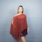 terracotta chiffon greek cape brown chiffon wrap
